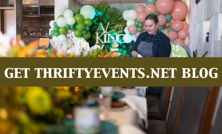 get thriftyevents.net blog