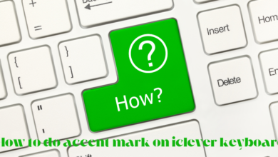 how to do accent mark on iclever keyboard