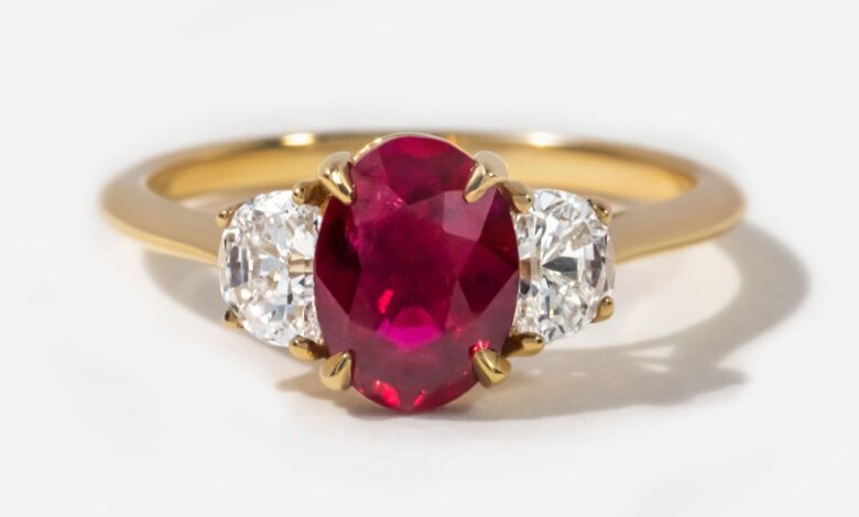 Pink Diamond Ring